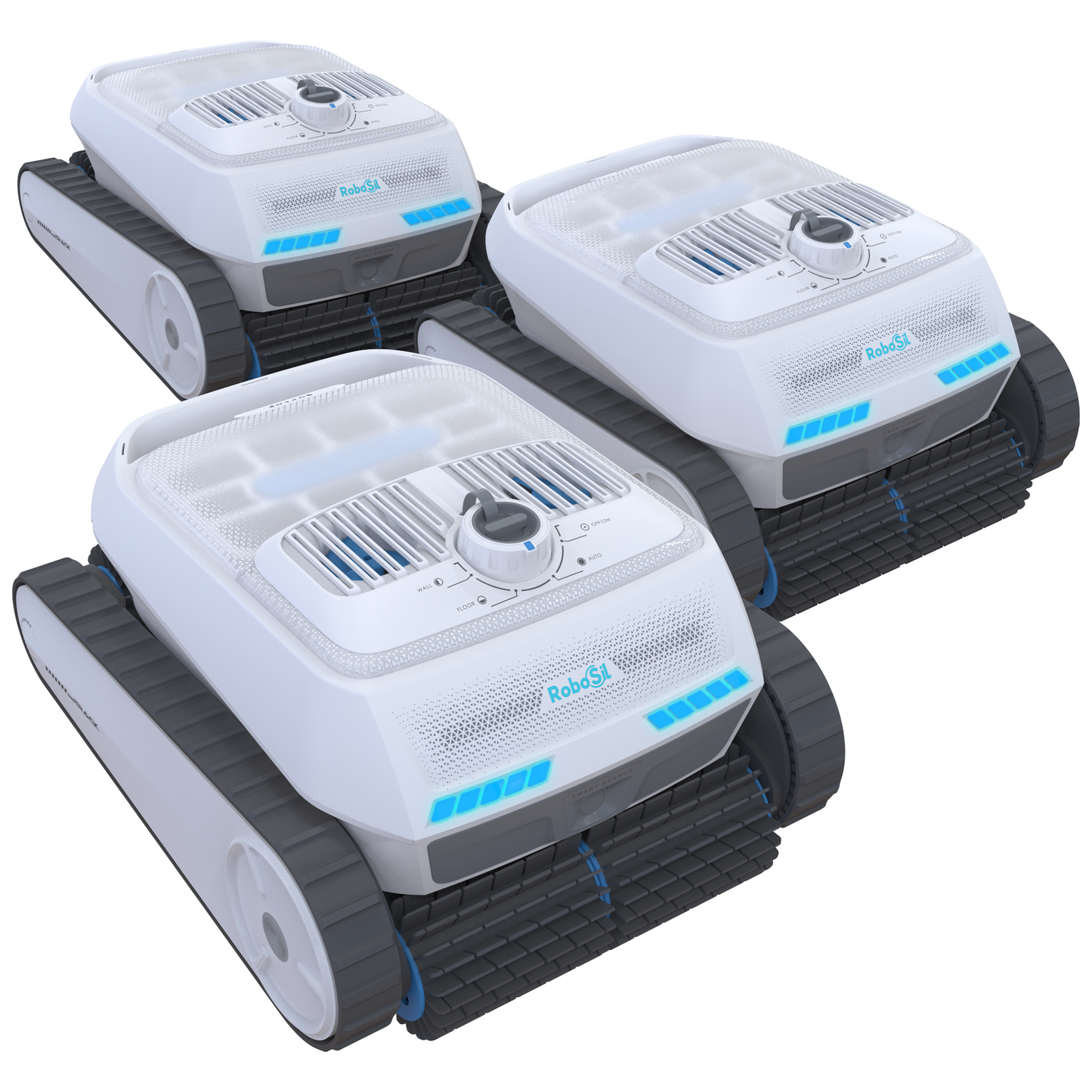 RoboSil RP1 Robotic Pool Cleaner Cordless with App - Up To 3,229 Sq.Ft