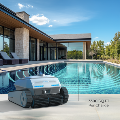 RoboSil RP1 Robotic Pool Cleaner Cordless with App - Up To 3,229 Sq.Ft
