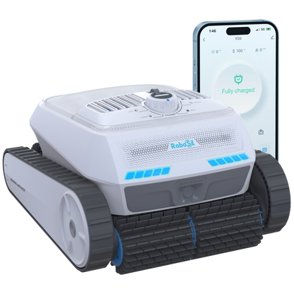 RoboSil RP1 Robotic Pool Cleaner Cordless with App - Up To 3,229 Sq.Ft